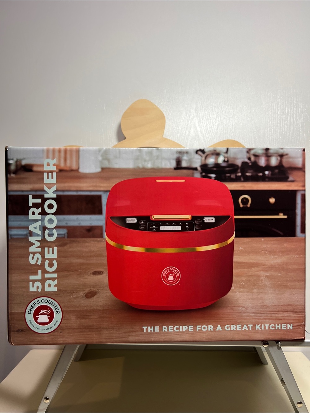 Chef’s Counter 5L Smart Rice Cooker - Red